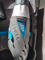 Ferm boormachine met accu's en oplader, Doe-het-zelf en Verbouw, Gereedschap | Boormachines, Ophalen of Verzenden, Gebruikt, Boormachine
