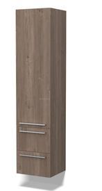 Lungo Badkamerkast | 170 cm Middenbruin eiken Vlak front 3 v, (Half)hoge kast, Minder dan 50 cm, Nieuw, Ophalen of Verzenden