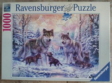 Legpuzzel Ravensburger - wolven beschikbaar voor biedingen