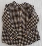 Zara ruiten baby blouse maat 92 blauw creme kleding overhemd, Verzenden, Overhemd of Blouse, Zo goed als nieuw, Zara