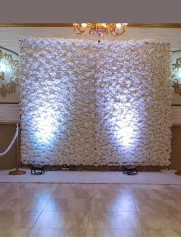 flowerwall achterwand fotohoek bruiloft decoratie kunstbloem beschikbaar voor biedingen