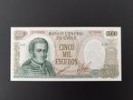 Chili 5000 escudos ND UNC, Verzenden, Zuid-Amerika, Los biljet