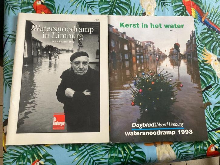 2 boeken over de watersnoodramp in Limburg 1993, Boeken, Geschiedenis | Stad en Regio, Zo goed als nieuw, Ophalen of Verzenden
