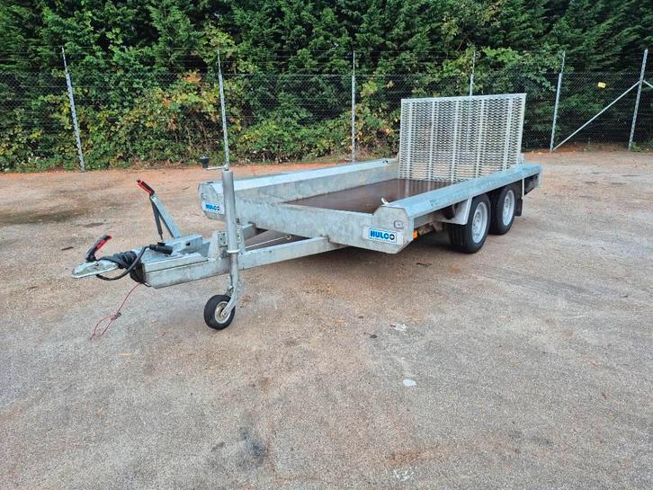 Hulco Terrax machine transporter (bj 2024), Auto diversen, Aanhangers en Bagagewagens, Zo goed als nieuw