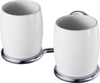 Haceka Allure Chroom Dubbele Bekerhouder, Ophalen, ., Nieuw, .