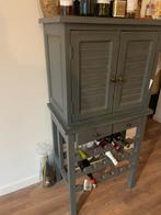 Wijnkast 18 flessen + opbergruimte glazen en flessen., Ophalen, Zo goed als nieuw