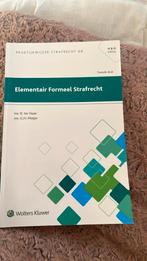 R. ter Haar - Elementair formeel strafrecht, Ophalen of Verzenden, Zo goed als nieuw, R. ter Haar; G.H. Meijer