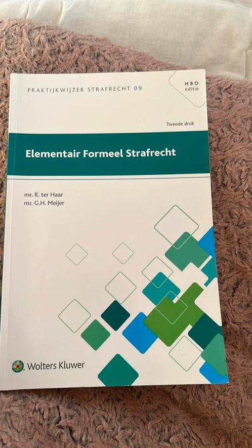 R. ter Haar - Elementair formeel strafrecht, Boeken, Wetenschap, Zo goed als nieuw, Ophalen of Verzenden