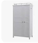 Ikea HEMNES garderobekast/ kledingkast, Ophalen, Zo goed als nieuw, 50 tot 75 cm, 150 tot 200 cm