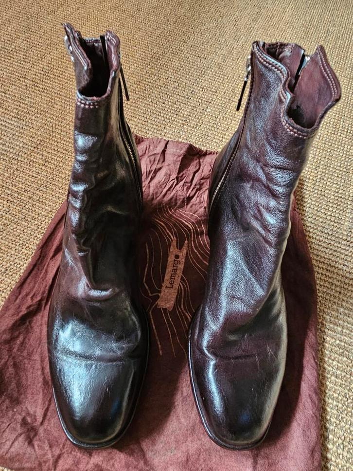 Lemargo Vintage Look Laarzen - Italiaans Design, Kleding | Dames, Schoenen, Nieuw, Lage of Enkellaarzen, Bruin, Ophalen of Verzenden