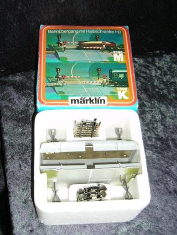 Märklin 7292M Elektrische Overweg M Rails / Box beschikbaar voor biedingen