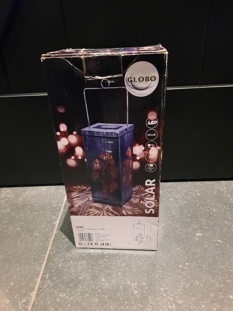 metalen solar lamp nieuw, Zonne-energie, Minder dan 50 watt, Nieuw, Ophalen of Verzenden