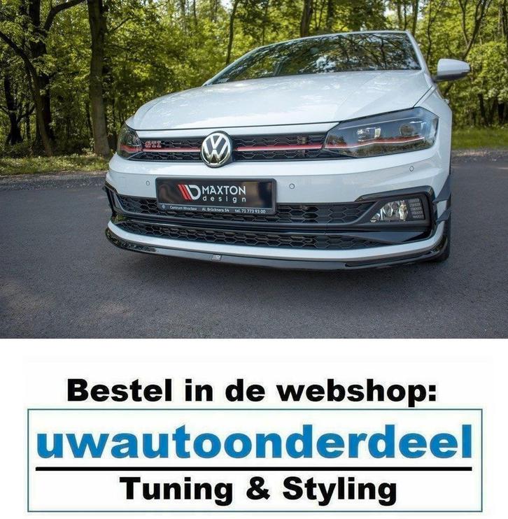 Maxton Desgin Spoiler Splitter Diffuser Geschikt Voor Vw Pol, Auto diversen, Tuning en Styling, Ophalen of Verzenden