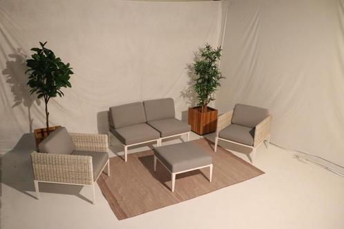 4so 2 centers met 2 stoelen #25, Tuin en Terras, Tuinsets en Loungesets, Zo goed als nieuw, Loungeset, 4 zitplaatsen, Bank, Bijzettafel