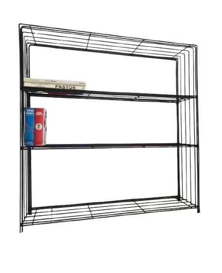 Tjerk Reijenga pilastro design vintage wandkast boekenkast, Huis en Inrichting, Kasten | Wandmeubels, Gebruikt, Minder dan 150 cm