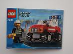 Lego City 7241 Fire Car, Ophalen of Verzenden, Zo goed als nieuw, Complete set, Lego
