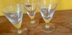 3 vintage Martini glaasjes, Verzamelen, Glas en Borrelglaasjes, Gebruikt, Ophalen