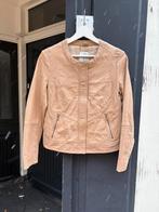 Sandwich echt leren jas perzik 38, Kleding | Dames, Ophalen of Verzenden, Zo goed als nieuw, Maat 38/40 (M)