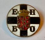 Antiek emaille EHBO speldje., Verzamelen, Speldjes, Pins en Buttons, Ophalen of Verzenden, Zo goed als nieuw