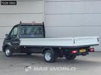 Ford Transit 170pk Open Laadbak Dubbellucht 3,5t Trekhaak Ai, Auto's, Bestelauto's, Stof, Euro 6, 4 cilinders, Zwart