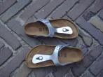 GRATIS VERZENDEN LUXE ZILVEREN GIZEH BIRKENSTOCKS MT 37, Slippers, Birkenstock Gizeh 37, Overige kleuren, Verzenden