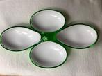 Guzzini vintage groen chip & dip Borrrel  serveerschaaltjes, Huis en Inrichting, Keuken | Servies, Overige materialen, Ophalen of Verzenden