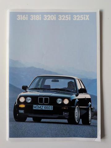 BMW 3-Serie E30 Brochure - 1988 beschikbaar voor biedingen