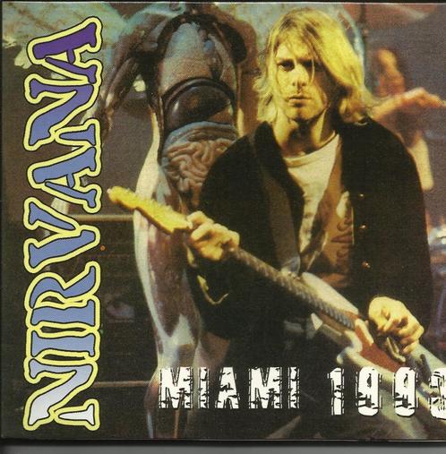 NIRVANA - Live in MIAMI 1993, Cd's en Dvd's, Cd's | Hardrock en Metal, Zo goed als nieuw, Ophalen of Verzenden