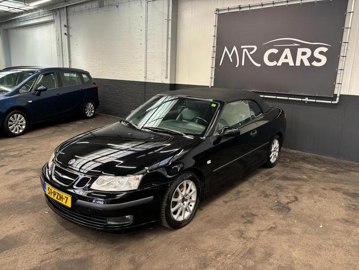 Saab 9-3 Cabrio 2.0t Vector leder/clima, Auto's, Saab, Bedrijf, Te koop, Saab 9-3, ABS, Airbags, Airconditioning, Boordcomputer
