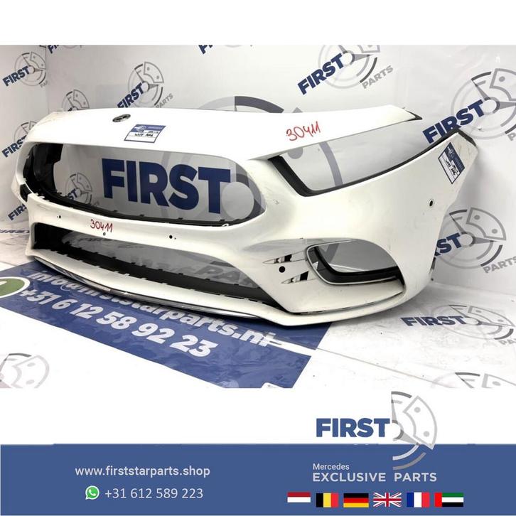 W177 AMG LINE VOORBUMPER Mercedes A Klasse 2018-2022 WIT ORI, Auto-onderdelen, Carrosserie en Plaatwerk, Bumper, Mercedes-Benz