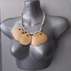 Manouk - ketting met schijven kalebas, Overige materialen, Verstelbaar, Overige kleuren, Verzenden