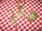 Salamander geel koper. De salamander met de gaatjes en de sc, Ophalen of Verzenden, Zo goed als nieuw