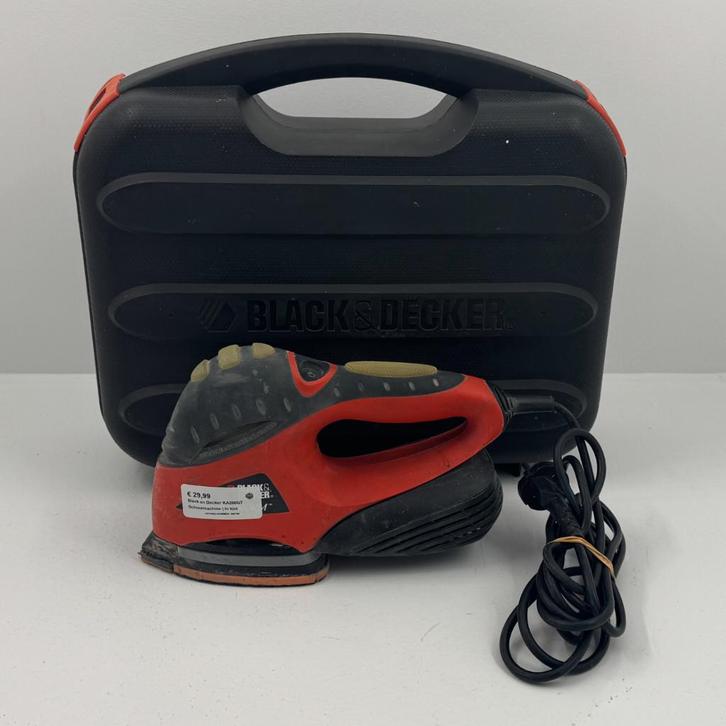 Black en Decker KA260GT Schuurmachine | In kist, Doe-het-zelf en Verbouw, Gereedschap | Schuurmachines, Gebruikt, Vlakschuurmachine