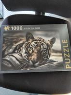 Legpuzzel - Eye of the Tiger - 1000 stukjes, Hobby en Vrije tijd, Denksport en Puzzels, Ophalen of Verzenden, 500 t/m 1500 stukjes