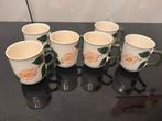 Villeroy & Boch Wild Rose 6 Cappuccinokopjes, Ophalen of Verzenden, Gebruikt, Overige materialen, Pot, Bus of Blik