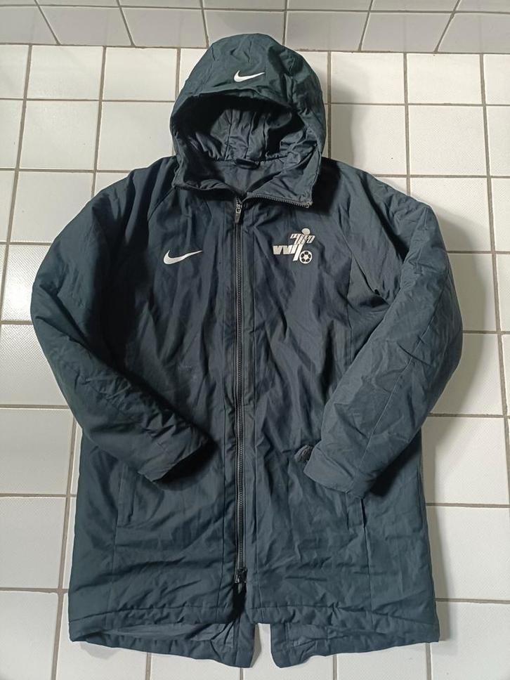 (L) Nike Tech Winterjas vv IJsselstein Voetbal, Kleding | Heren, Jassen | Winter, Zo goed als nieuw, Maat 52/54 (L), Zwart, Ophalen of Verzenden
