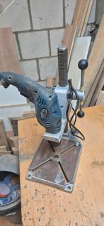 Wolfcraft Boorstandaard met Boormachine, Doe-het-zelf en Verbouw, Gereedschap | Boormachines, Ophalen, Gebruikt, Minder dan 400 watt