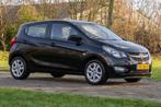 Opel KARL 1.0 ecoFLEX Edition 75.275 km + NAP 1e Eig NL auto, Auto's, 839 kg, Gebruikt, Euro 6, Zwart