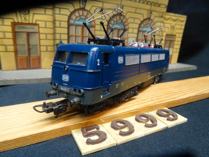 5999=Lima de 184 E loc van de Duitse spoorwegen.281, Hobby en Vrije tijd, Modeltreinen | H0, Gebruikt, Wagon, Gelijkstroom, Lima