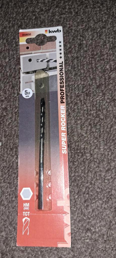 Partij Steenboren 5.0mm - 50 Stuks, Doe-het-zelf en Verbouw, Gereedschap | Handgereedschap, Ophalen of Verzenden