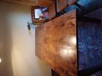 Eettafel hout 220x110, Huis en Inrichting, Ophalen, Gebruikt, 50 tot 100 cm, Vijf personen of meer