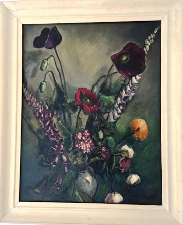 Veldbloemen in een vaas ~1930 - D H W Filarski [1885-1964], Antiek en Kunst, Kunst | Schilderijen | Klassiek, Ophalen