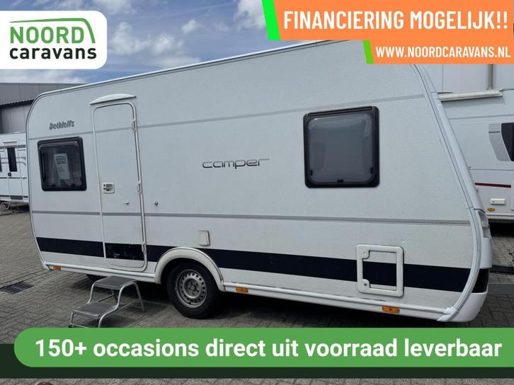 Dethleffs Camper 450 AIRCO + VOORTENT + FRANSBED, Caravans en Kamperen, Caravans, Bedrijf, tot en met 4, 1000 - 1250 kg, Dethleffs