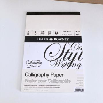 Daler Rowney Calligraphy paper A4 beschikbaar voor biedingen