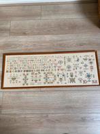 Geborduurde merklap naar oud patroon, Ophalen, Zo goed als nieuw