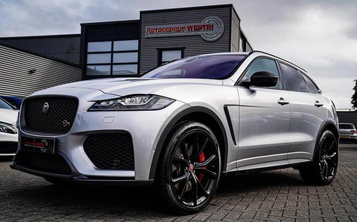 Jaguar F-PACE 5.0 V8 S/C AWD SVR | Lane Assist | Luxe Kuipst, Auto's, Jaguar, Bedrijf, Te koop, F-Pace, 360° camera, 4x4, ABS