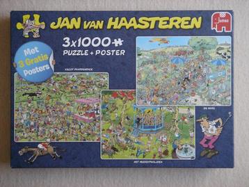 3 X 1000 Puzzel: Jan van Haasteren beschikbaar voor biedingen