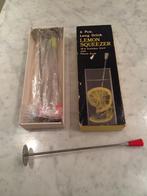 Vintage Retro RVS Stampers / Lemon Squeezers Nieuw in doos, Ophalen, Nieuw