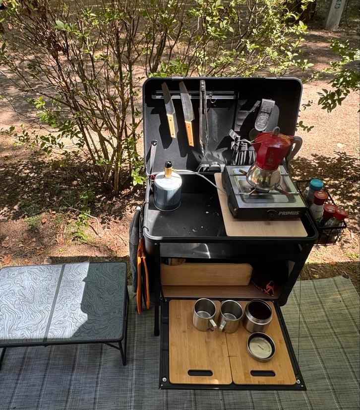 Chuckbox - Mobiele keuken voor buiten, Caravans en Kamperen, Kampeeraccessoires, Gebruikt, Ophalen of Verzenden