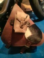 Leren tas voor chopper motoren, Motoren, Ophalen of Verzenden, Gebruikt